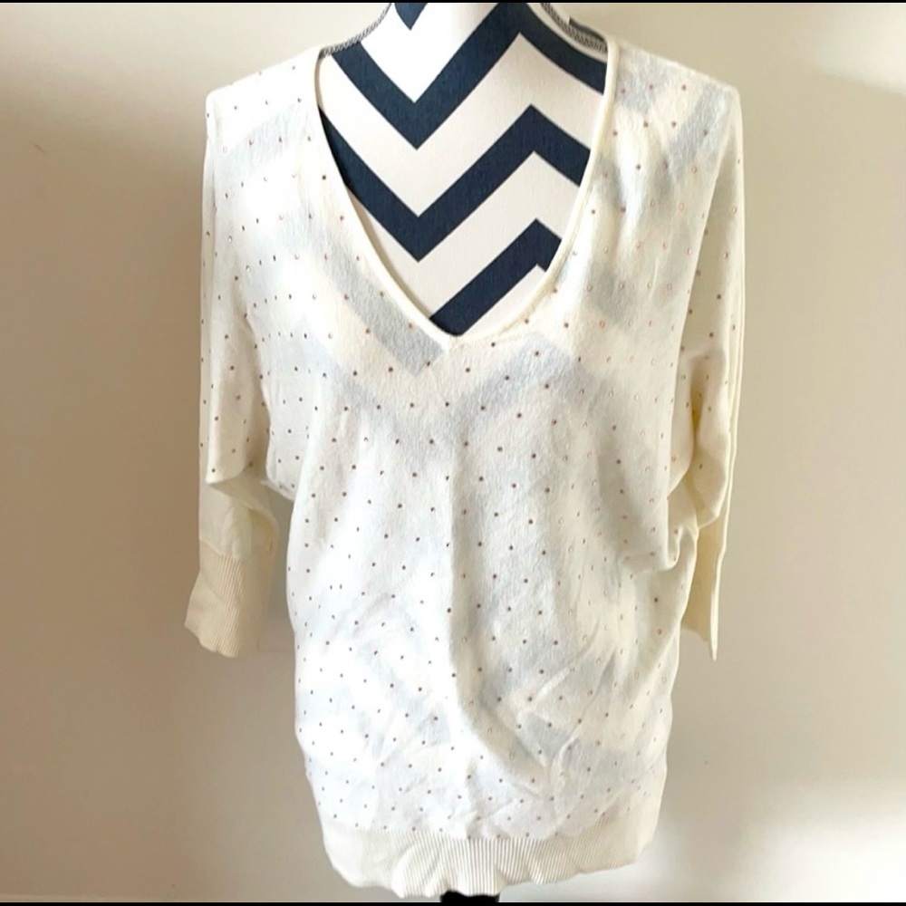 NWT Elle Rhinestone Sweater